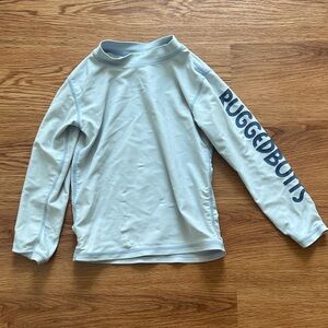 Kids Swim 4T Shirt/Rashguard - Light Blue Rugged Butts